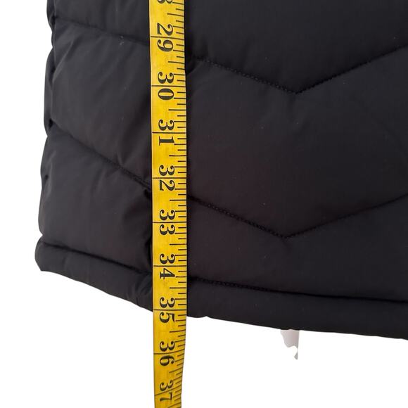 Andrew Marc Women Black Zipper Front Faux Fur Hoodie Puffer Coat Size M - NWT - Picture 7 of 10